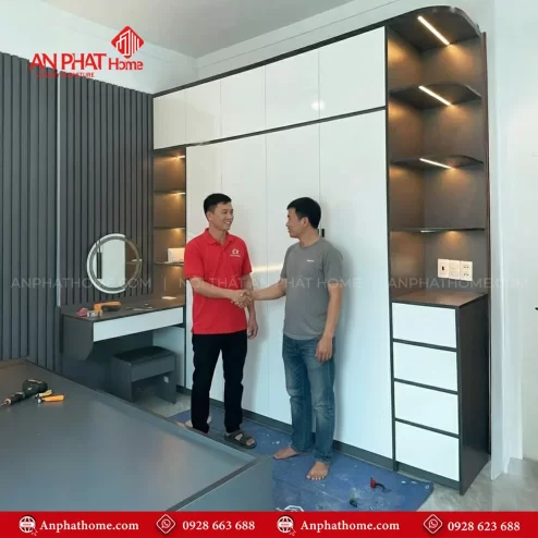 Mẫu tủ quần áo cho phòng ngủ nhỏ