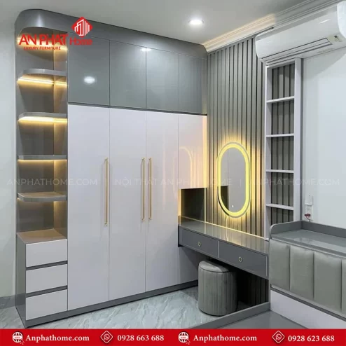 Tủ Quần Áo Hiện Đại TA-530 An Phát Home