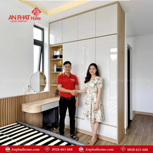 Mẫu tủ quần áo trong phòng ngủ hiện đại