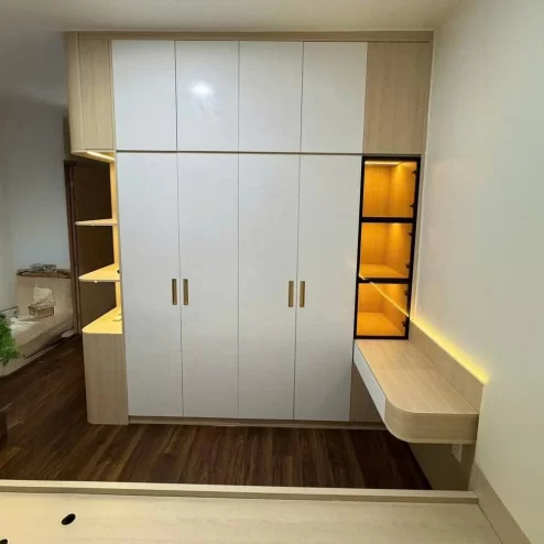 Tủ Quần Áo Liền Tường TA-578 An Phát Home