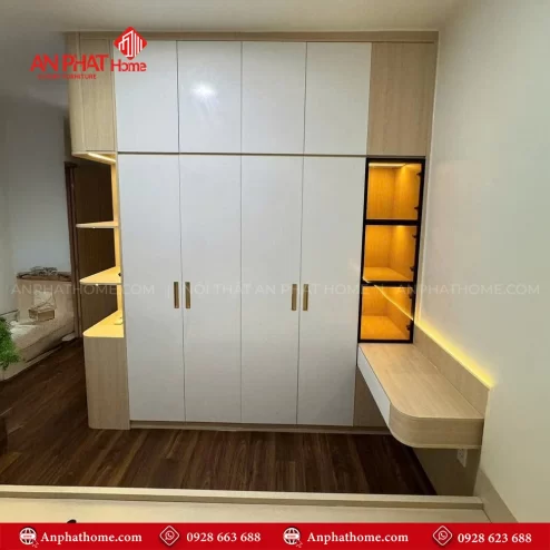 Tủ Quần Áo Liền Tường TA-578 An Phát Home