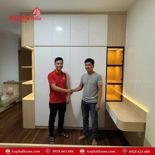 Tủ quần áo đơn giản mà đẹp