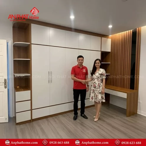 Thiết kế tủ quần áo cho phòng ngủ nhỏ