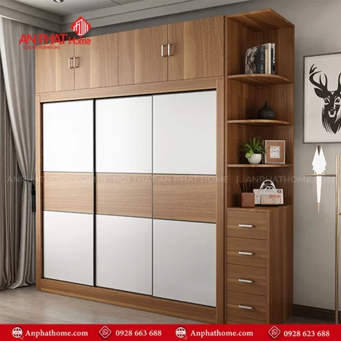 Tủ Quần Áo Thông Minh Cánh Lùa TA-575 An Phát Home