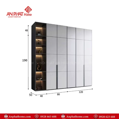 Mẫu tủ quần áo trong phòng ngủ đẹp