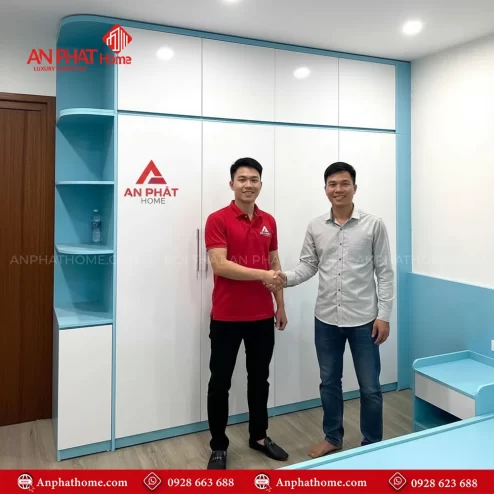 Thiết kế tủ quần áo hiện đại sang trọng