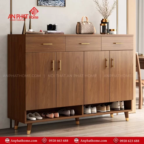 Mẫu tủ giầy dép thông minh