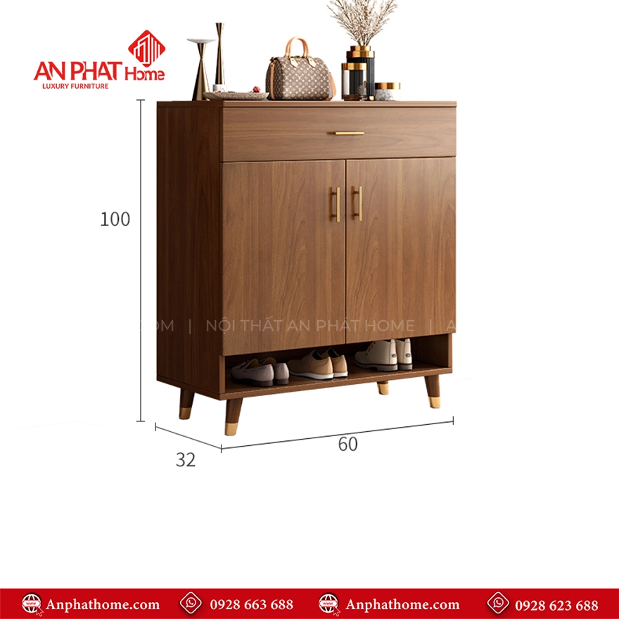 Tủ giày đẹp bằng gỗ cao cấp T-5472 13 Mẫu tủ giày thông minh gỗ công nghiệp