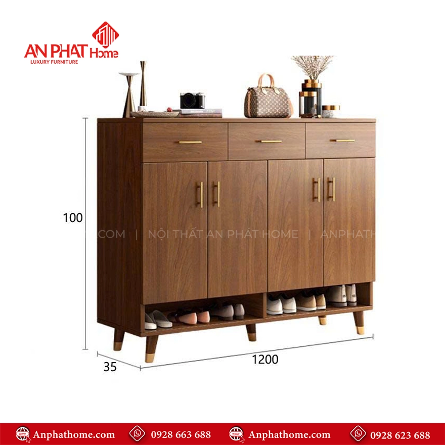 Tủ giày đẹp bằng gỗ cao cấp T-5472 15 Tu giay dep bang go cao cap T 5472 6