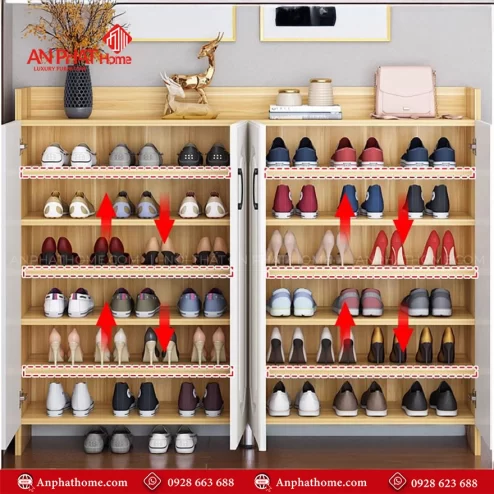 Thiết kế nhiều ngăn tiện dụng