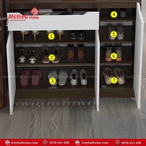 Tu giay go cong nghiep thiet ke hien dai T 5476 4