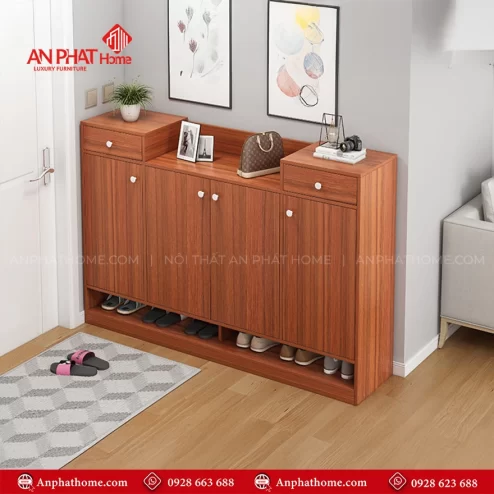 Tủ giày hiện đại sang trọng bằng gỗ T-5475 An Phát Home