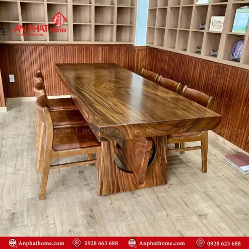 ban an go me tay nguyen khoi di kem 6 ghe cao cap ba 2075 2