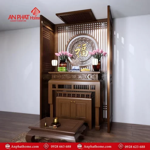 Bàn Thờ Chung Cư Mẫu Thiết Kế BT-2399