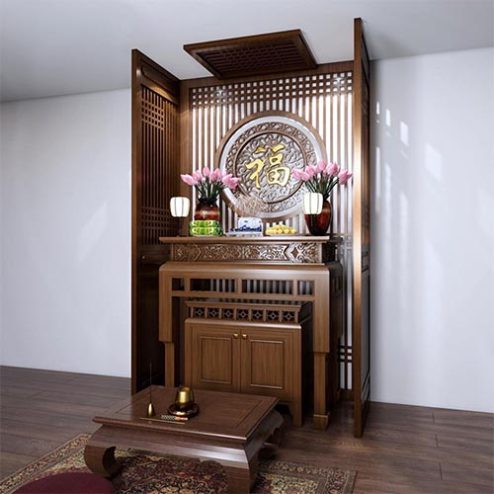 Bàn Thờ Chung Cư Mẫu Thiết Kế BT-2399