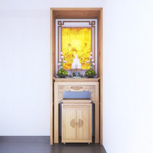 Bàn Thờ Chung Cư Nhỏ Gọn Đẹp BT-2319