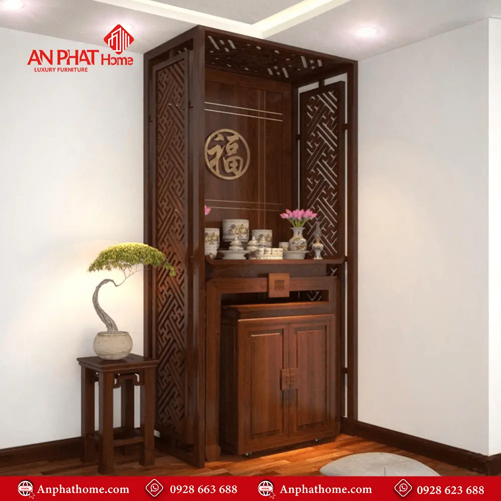 Bàn Thờ Đẹp Cho Nhà Chung Cư BT-2395 6 Bàn Thờ Đẹp Cho Nhà Chung Cư BT-2395