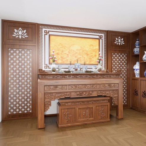 Bàn Thờ Đẹp Mẫu Hiện Đại BT-2357