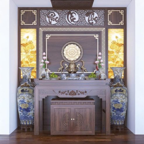 Bàn Thờ Gia Tiên Cao Cấp BT2302