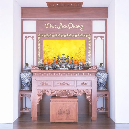 Bàn Thờ Gia Tiên Gỗ Hương Đá Cao Cấp BT-2326
