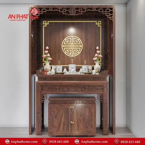 Bàn Thờ Nhỏ Gọn Cho Nhà Chung Cư BT-2374