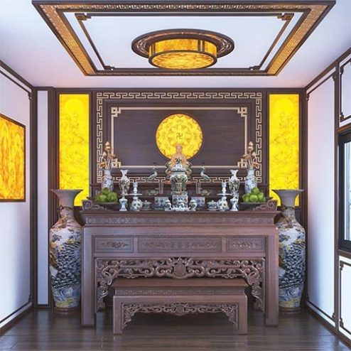 Bàn Thờ Tam Cấp Gia Tiên Cao Cấp BT-2370
