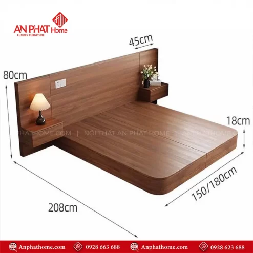 Giường Bệt Thiết Kế Hiện Đại GN-209