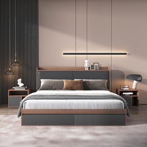 Giường Gỗ Công Nghiệp GN-210