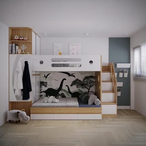 Giường Ngủ 2 Tầng Đẹp GN-323