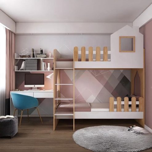 Giường Ngủ 2 Tầng Đẹp Hiện Đại GN-320