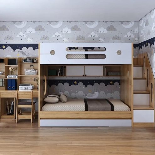 Giường Ngủ 2 Tầng Gỗ Công Nghiệp GN-319