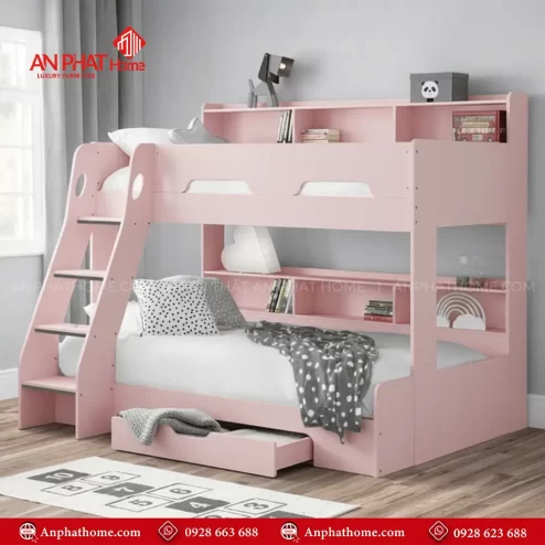 giuong ngu 2 tang ket hop ke trang tri gn 31100001