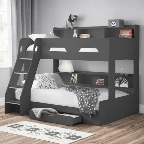 Giường Ngủ 2 Tầng Kết Hợp Kệ Trang Trí GN-311