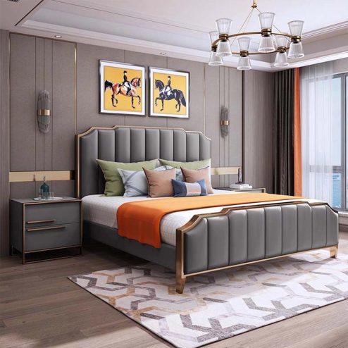 Giường Ngủ Bọc Da Cao Cấp GN-231