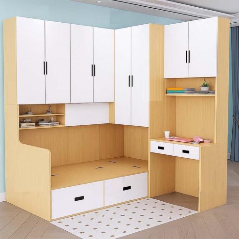 Giường Ngủ Cho Bé Kết Hợp Bàn Học GN-217