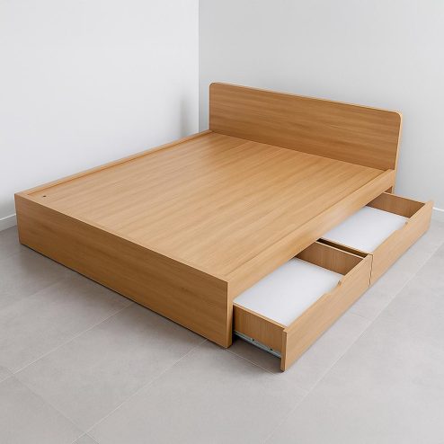 Giường Ngủ Đẹp Có Ngăn Kéo GN-242