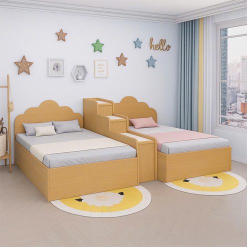 Giường Ngủ Đôi Trẻ Em GN-214