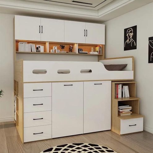 Giường Ngủ Gỗ Công Nghiệp Cho Bé GN-342