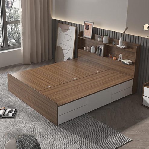 Giường Ngủ Gỗ Công Nghiệp GN-221