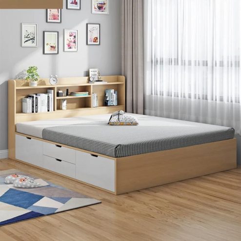 Giường Ngủ Gỗ Công Nghiệp Thông Minh GN-349