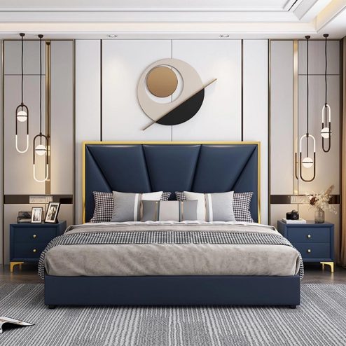 Giường Ngủ Hiện Đại Bọc Da GN-234