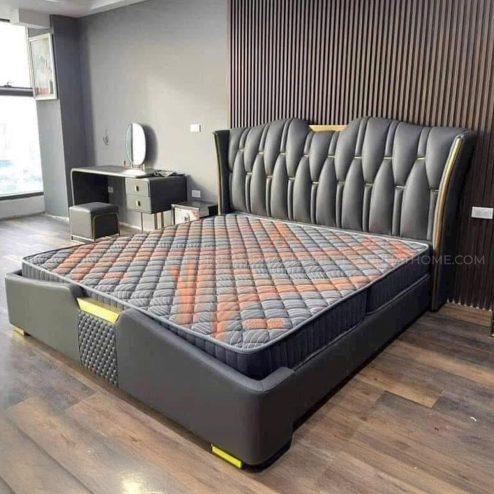 Giường Ngủ Hiện Đại Bọc Da GN-274