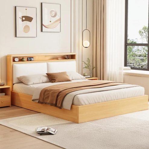 Giường Ngủ Hiện Đại Dáng Hàn Quốc GN-346