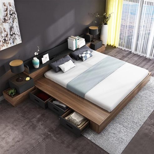 Giường Ngủ Hiện Đại Kiểu Nhật GN-225