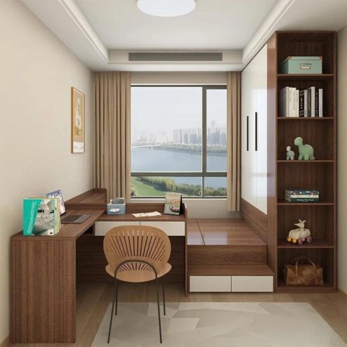 Giường Ngủ Kết Hợp Bàn Học Hiện Đại GN-355