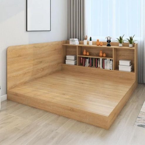 Giường Ngủ Kết Hợp Kệ Sách Thông Minh GN-360