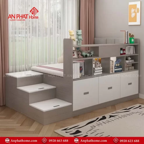 giuong ngu thong minh bac thang va ngan chua do gn 21100007