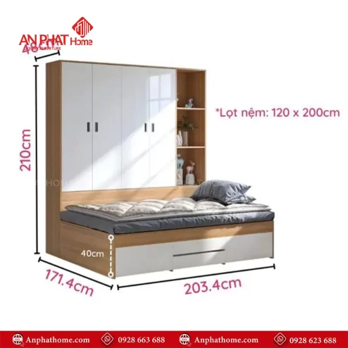 giuong ngu thong minh ket hop tu quan ao gn 32600003