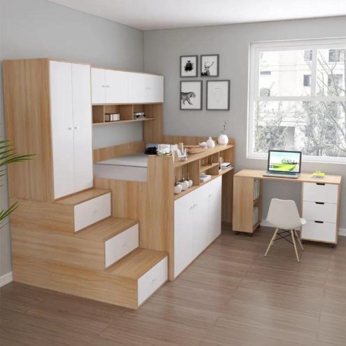 Giường Ngủ Thông Minh MDF Cho Bé GN-341