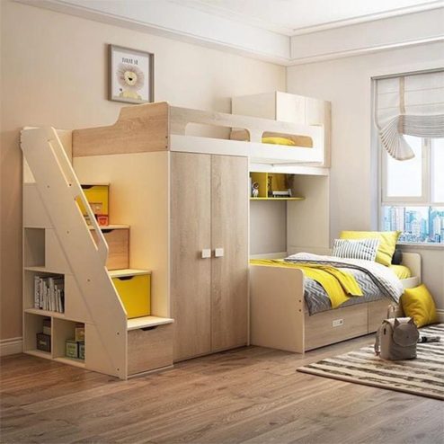 Giường Tầng Cao Cấp Đa Chức Năng GN-338